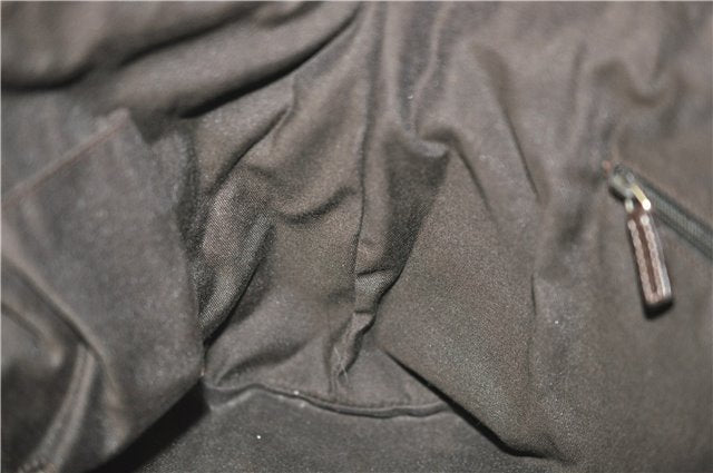 Authentic GUCCI Vintage Shoulder Tote Bag GG Canvas Leather 141470 Brown 0369E