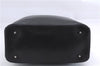 Authentic PRADA Vintage Leather Nylon Shoulder Bag Purse Black 0370E