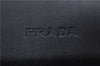 Authentic PRADA Vintage Leather Nylon Shoulder Bag Purse Black 0370E