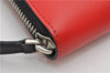 Authentic FENDI Monster Eye Bag Bugs Long Wallet Purse Leather Red 0370F