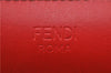 Authentic FENDI Monster Eye Bag Bugs Long Wallet Purse Leather Red 0370F