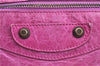 Authentic BALENCIAGA Classic The City 2Way Hand Bag Leather 115748 Pink 0374C