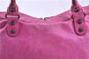 Authentic BALENCIAGA Classic The City 2Way Hand Bag Leather 115748 Pink 0374C