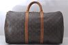 Authentic Louis Vuitton Monogram Keepall 50 Boston Bag M41426 LV 0374D