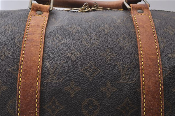 Authentic Louis Vuitton Monogram Keepall 50 Boston Bag M41426 LV 0374D