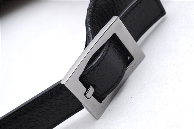 Authentic GUCCI Jackie Shoulder Hand Bag Wool Leather 0013306 Brown Black 0374E