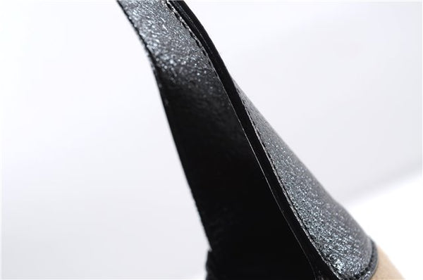 Authentic GUCCI Jackie Shoulder Hand Bag Wool Leather 0013306 Brown Black 0374E