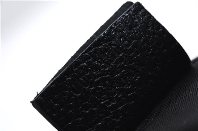 Authentic GUCCI Jackie Shoulder Hand Bag Wool Leather 0013306 Brown Black 0374E