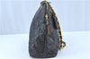 Authentic CHANEL Matelasse Caviar Skin Chain Shoulder Bag Purse Black 0375B