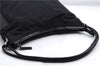 Authentic GUCCI Shoulder Hand Bag Purse Nylon Leather 0013766 Black 0375E