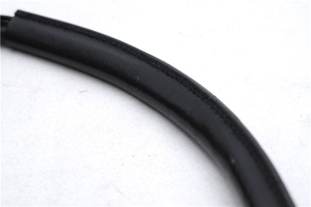 Authentic GUCCI Shoulder Hand Bag Purse Nylon Leather 0013766 Black 0375E