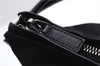 Authentic GUCCI Shoulder Hand Bag Purse Nylon Leather 0013766 Black 0375E