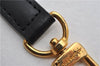 Authentic Louis Vuitton Leather Shoulder Strap Black 43.3-48" LV 0376F