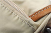 Authentic PRADA VELA SPORT Nylon Leather Shoulder Cross Bag BT0173 Ivory 0377E