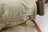 Authentic PRADA VELA SPORT Nylon Leather Shoulder Cross Bag BT0173 Ivory 0377E