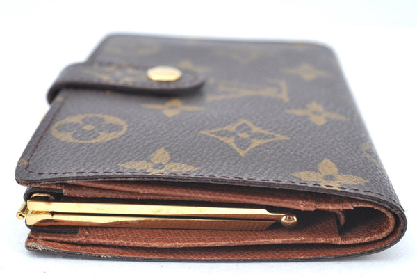 Auth Louis Vuitton Monogram Porte Monnaie Billets Viennois M61663 Wallet 0377H