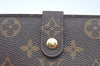 Auth Louis Vuitton Monogram Porte Monnaie Billets Viennois M61663 Wallet 0377H