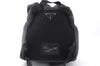 Authentic PRADA Wool Leather Backpack Gray 0379D