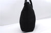 Authentic GUCCI Vintage Shoulder Tote Bag Nylon Enamel Black 0380E