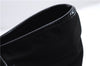 Authentic GUCCI Vintage Shoulder Tote Bag Nylon Enamel Black 0380E