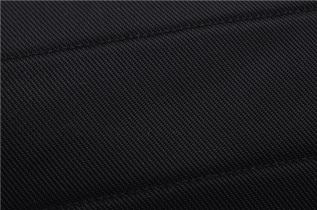 Authentic GUCCI Vintage Shoulder Tote Bag Nylon Enamel Black 0380E