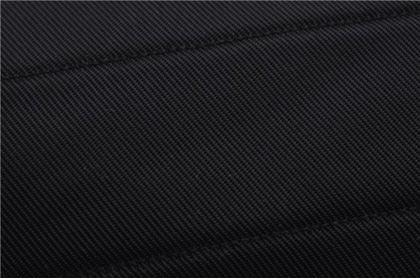 Authentic GUCCI Vintage Shoulder Tote Bag Nylon Enamel Black 0380E