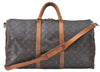 Auth Louis Vuitton Monogram Keepall Bandouliere 50 Boston Bag M41416 LV 0382B