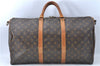 Auth Louis Vuitton Monogram Keepall Bandouliere 50 Boston Bag M41416 LV 0382B