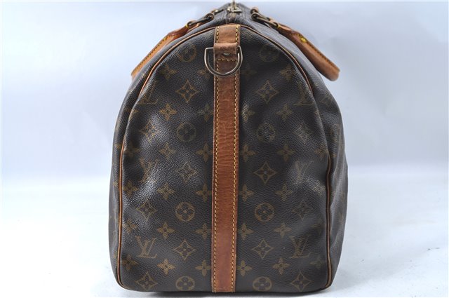 Auth Louis Vuitton Monogram Keepall Bandouliere 50 Boston Bag M41416 LV 0382B