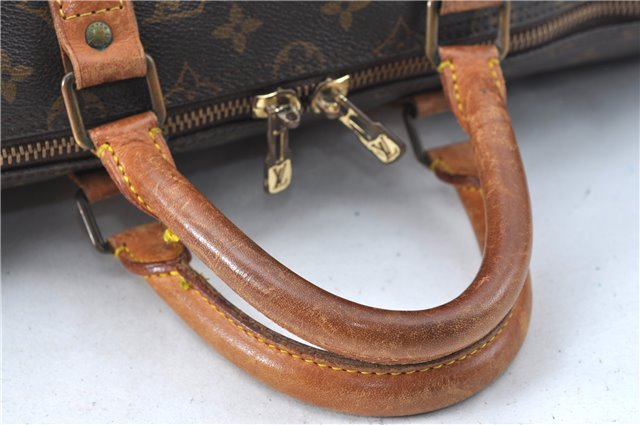 Auth Louis Vuitton Monogram Keepall Bandouliere 50 Boston Bag M41416 LV 0382B