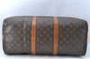 Auth Louis Vuitton Monogram Keepall Bandouliere 50 Boston Bag M41416 LV 0382B