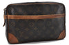 Auth Louis Vuitton Monogram Compiegne 28 Clutch Hand Bag M51845 LV Junk 0382D