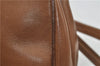 Authentic GUCCI Vintage Shoulder Bag Purse Leather Brown 0382E