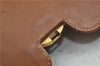 Authentic GUCCI Vintage Shoulder Bag Purse Leather Brown 0382E