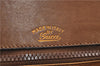 Authentic GUCCI Vintage Shoulder Bag Purse Leather Brown 0382E