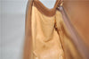 Authentic GUCCI Vintage Shoulder Bag Purse Leather Brown 0382E
