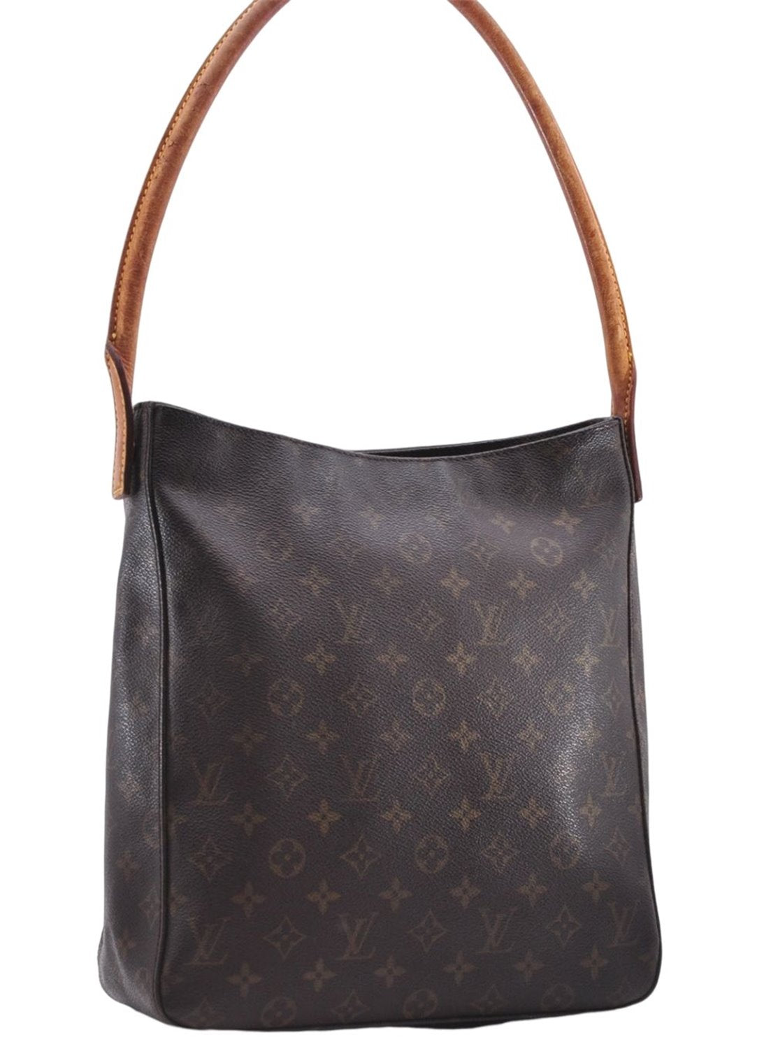 Authentic Louis Vuitton Monogram Looping GM Shoulder Bag M51145 LV 0383E