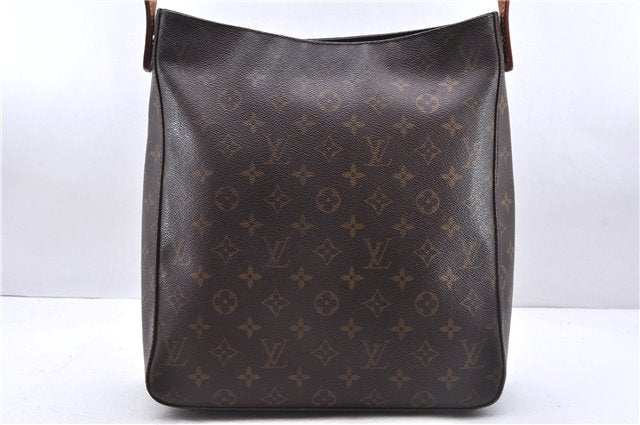 Authentic Louis Vuitton Monogram Looping GM Shoulder Bag M51145 LV 0383E