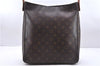 Authentic Louis Vuitton Monogram Looping GM Shoulder Bag M51145 LV 0383E