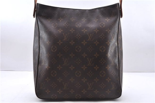 Authentic Louis Vuitton Monogram Looping GM Shoulder Bag M51145 LV 0383E