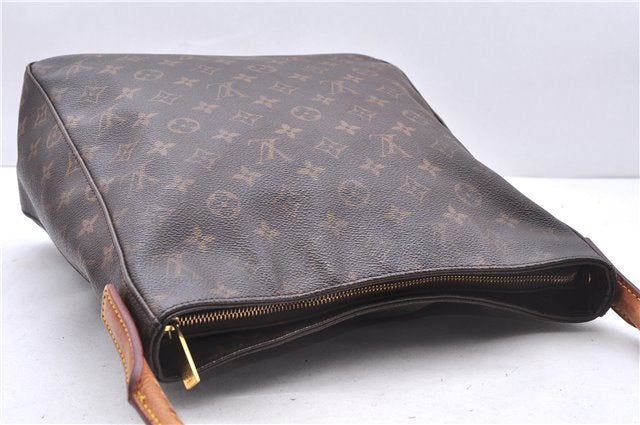 Authentic Louis Vuitton Monogram Looping GM Shoulder Bag M51145 LV 0383E