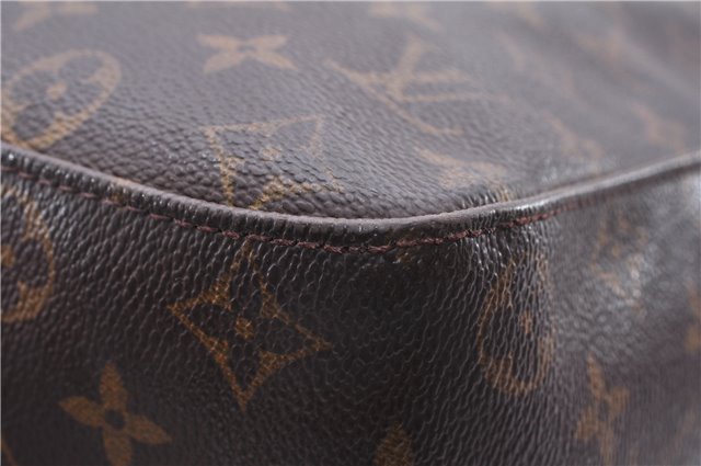 Authentic Louis Vuitton Monogram Looping GM Shoulder Bag M51145 LV 0383E