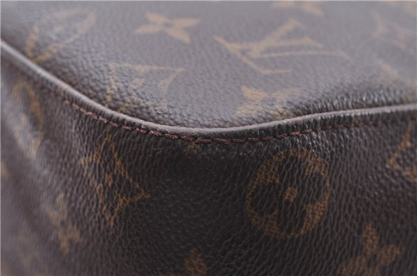 Authentic Louis Vuitton Monogram Looping GM Shoulder Bag M51145 LV 0383E