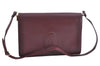 Authentic Cartier Must de Cartier Leather Shoulder Cross Bag Bordeaux Red 0384G