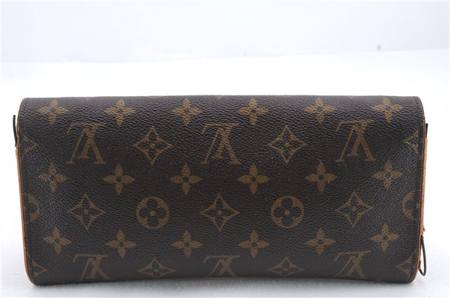 Authentic Louis Vuitton Monogram Pochette Twin GM Clutch Bag M51852 LV 0385D