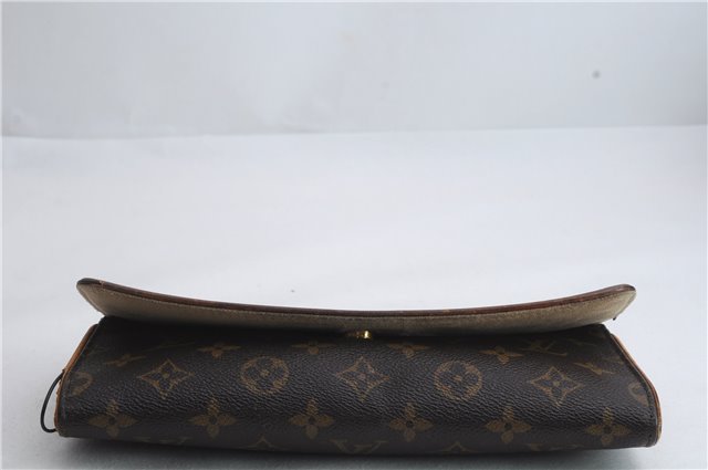 Authentic Louis Vuitton Monogram Pochette Twin GM Clutch Bag M51852 LV 0385D