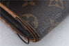 Authentic Louis Vuitton Monogram Pochette Twin GM Clutch Bag M51852 LV 0385D