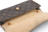 Authentic Louis Vuitton Monogram Pochette Twin GM Clutch Bag M51852 LV 0385D