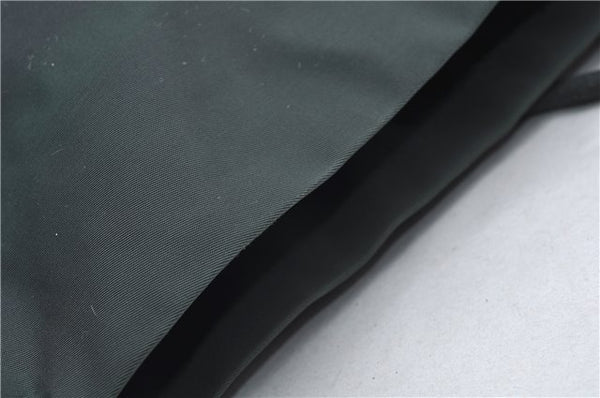 Authentic PRADA Vintage Nylon Tessuto Shoulder Tote Bag Green 0385E
