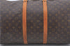 Authentic Louis Vuitton Monogram Keepall 55 Boston Bag M41424 LV 0386D